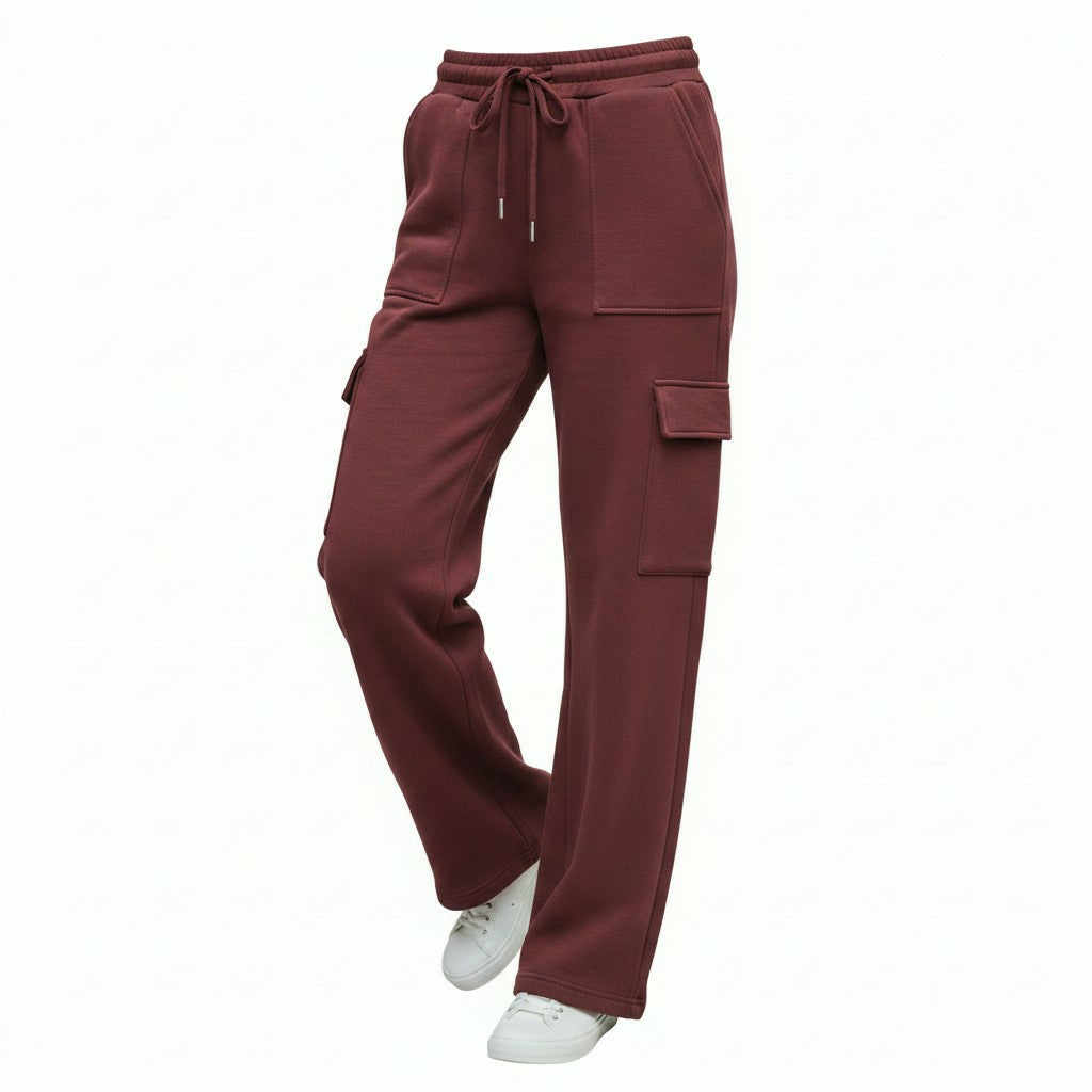 Pantalón cargo fuxcia
